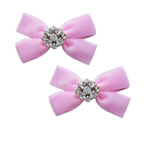 Cherry Blossom Pink Mini Bow Duo